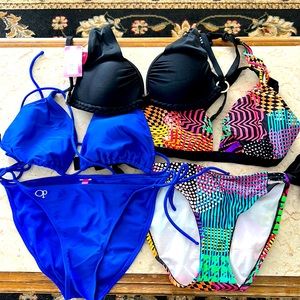 2 1/2 Bikini swim suits.  Mix and match!